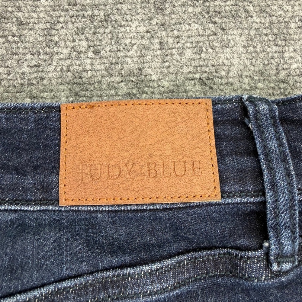 Judy Blue Jeans Womens 18W (Fits 36x29) Boyfriend Fit Stretch Denim Dark Wash - Picture 6 of 14